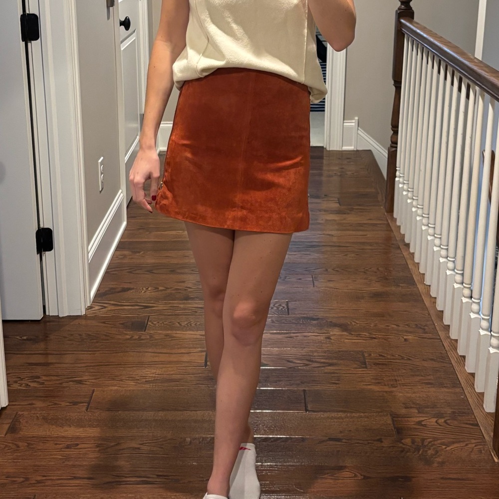 Blank NYC suede skirt